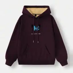 Women Typographic Print Hoodie-image-72