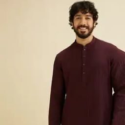 Men Self-design Long Kurta-image-97