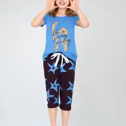 zeyo Girl T-shirt & Capris Set-picture-29