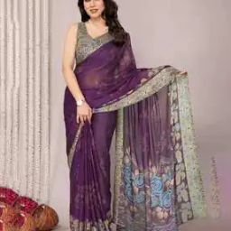 Women Saree with Blouse Piece-image-27