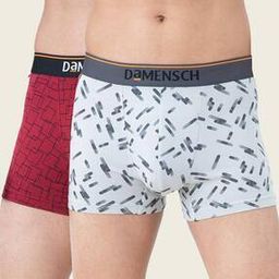 Pack of 2 Geometric Print Trunks-picture-19