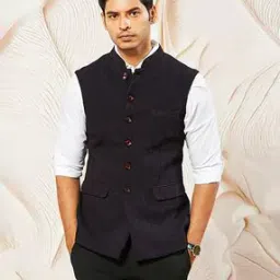 Men Nehru jacket-image-4