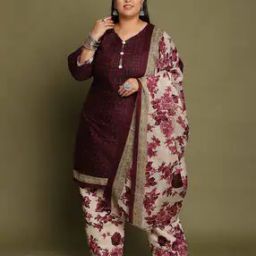 Women Floral Straight Kurta Set-picture-41