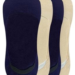 Heelium Women Pack Of 4 Odour Free Breathable Low Cut Bamboo No Show Socks-31