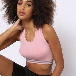 Padded Non Wired Seamless Removable Cookies Sports Bra SB05-image-17