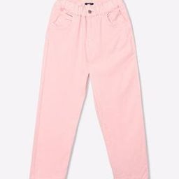 Girls Cotton Mom Fit Jeans-image-4