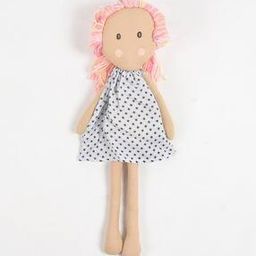 Handmade Blonde Haired Plush Rag Doll-47