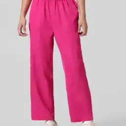 only Women Straight Fit Flat-Front Pants-picture-8