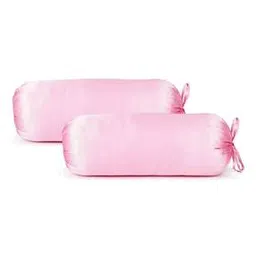 Set of 2 Satin Bolster Covers 27" x 7"-picture-40