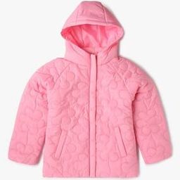 Girls Quilted Regular Fit Puffer Jacket-image-66