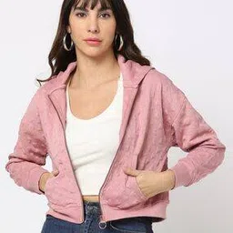 Embossed Zip-Front Hoodie-image-15