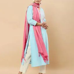 Khadi Dupatta with Tassels-50