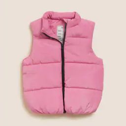 Zip-Front Sleeveless PufferJacket-10