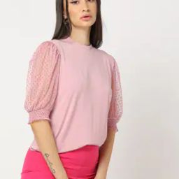 Top with Puff Sleeves-image-100