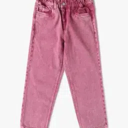 Girls Mid-Wash Mid-Rise Jeans-image-36