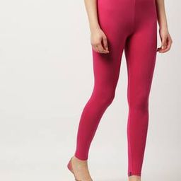 Ankle-Length Leggings with Elasticated Waist-image-19