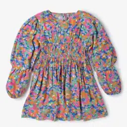 Printed A-Line Dress-image-57