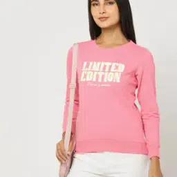 Typographic Print Round-Neck Sweatshirt-picture-13