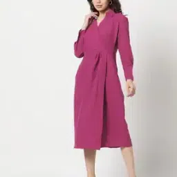 Women Wrap Dress-image-6