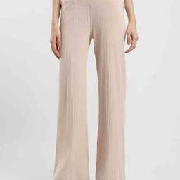 Ribbed Straight Fit Track Pants with Elasticated Waist-image-74
