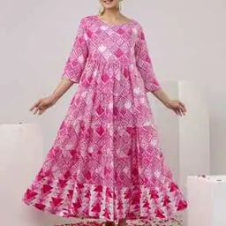 Women Abstract Flared Kurta-picture-19
