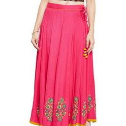 Block Print Flared Skirt-image-14