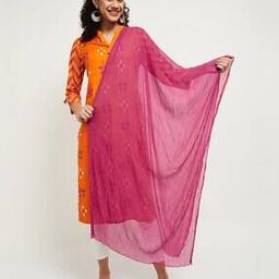 Women Crinkled Dupatta with Beads-picture-44