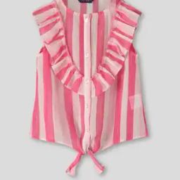 kg frendz Girls Striped Relaxed Fit Top-picture-39