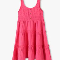 Girls Double Cloth Tierd Dress-image-12