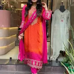 Women Embroidery Straight Kurta Set-image-122