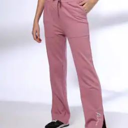 Women Placement Print Straight Fit Joggers-image-52