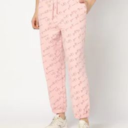 Women Printed Straight Fit Joggers-image-2