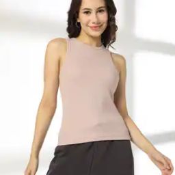 Women Ribbed Scoop-Neck Tank Top-image-39
