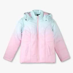 Girls Ombre-Dyed Hooded Bomber Jacket-picture-18