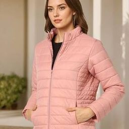 Women Quilted Relaxed Fit Puffer Jacket-picture-28