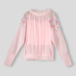 Girls Relaxed Fit Top with Placement Print-image-44