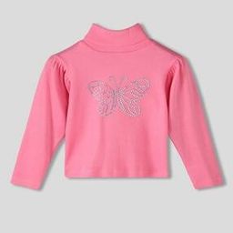 Girls Ribbed High-Neck T-Shirt-image-31