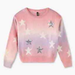 Girls Embellished Round-Neck Sweater-42