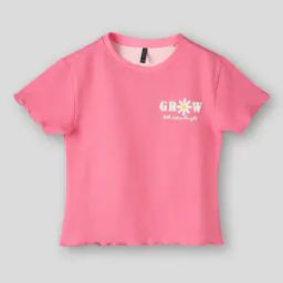 Girls Relaxed Fit Round-Neck T-Shirt-image-96