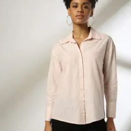 Women Striped Regular Fit Cotton Shirt-image-99