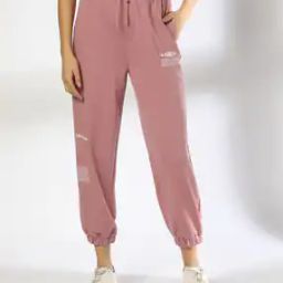 Women Placement Print Regular Fit Joggers-image-32