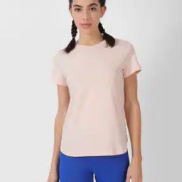 Women Slim Fit T-Shirt with Short Sleeves-image-41