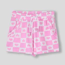 Girls Geometric Print Regular Fit Shorts-picture-26