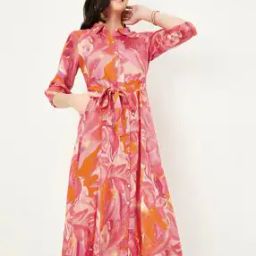 max V-Neck Fit & Flare Dress-picture-26