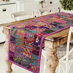 Embroidered 4-Seater Table Runner-image-69