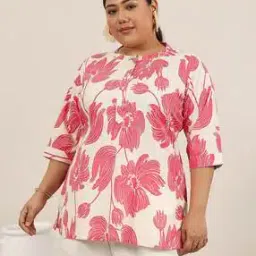 Women Floral Kurti-33