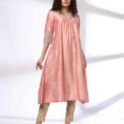 Women Embellished A-Line Kurta-19