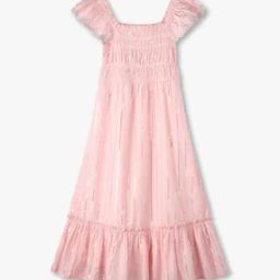 Girls Ruched Flounce Dress-image-13