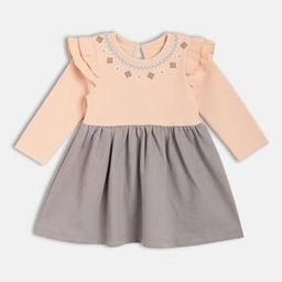 Embroidered Empire Dress-36