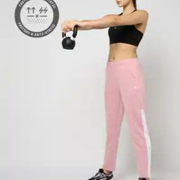 Women Straight Track Pants with Insert Pockets-image-80